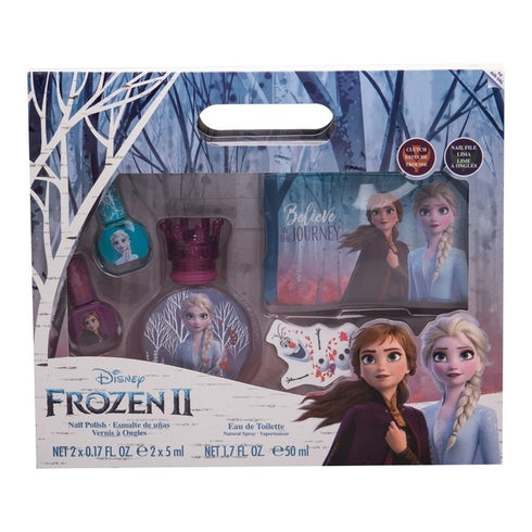 Disney Frozen II Gift Set 50ml EDT + 2x Nail Polish + Nail File + Toiletry Bag